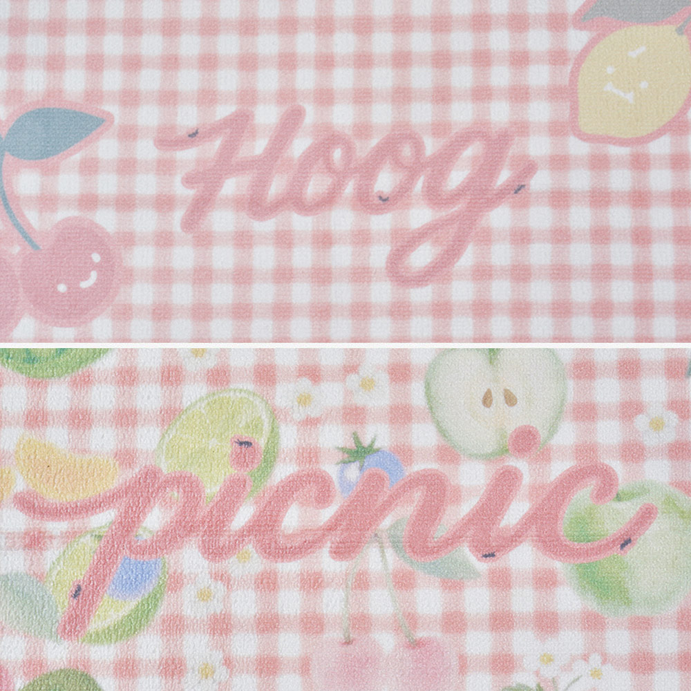 HOOG Secret Garden bath Swim towel Sweet Red [TW126] 디테일