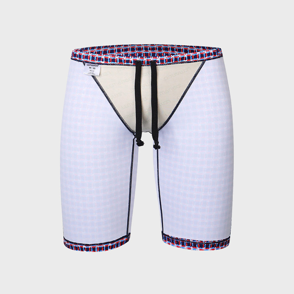 LEMANGO Rejet check Jammer Swimsuit Navy [LSMJM26305694 Men's ] 디테일
