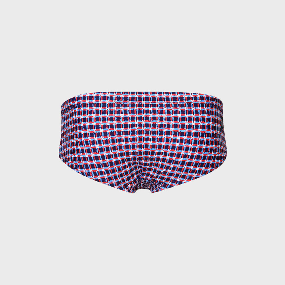 LEMANGO Rejet check Square Leg Swimsuit Navy [LSMBR16355693 Men's ] 디테일