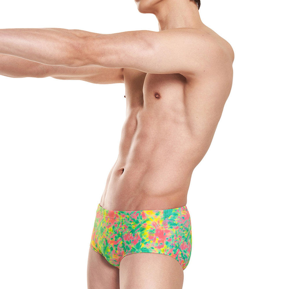 SENTI Sunburst Semi Square Leg Swimsuit green [MSP-26408 Men's ] 디테일