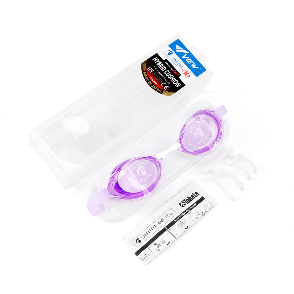 VIEW BladeNX Swipe Antifog Goggles lavender [V250ASA(LV) World Aquatics Approved] 디테일