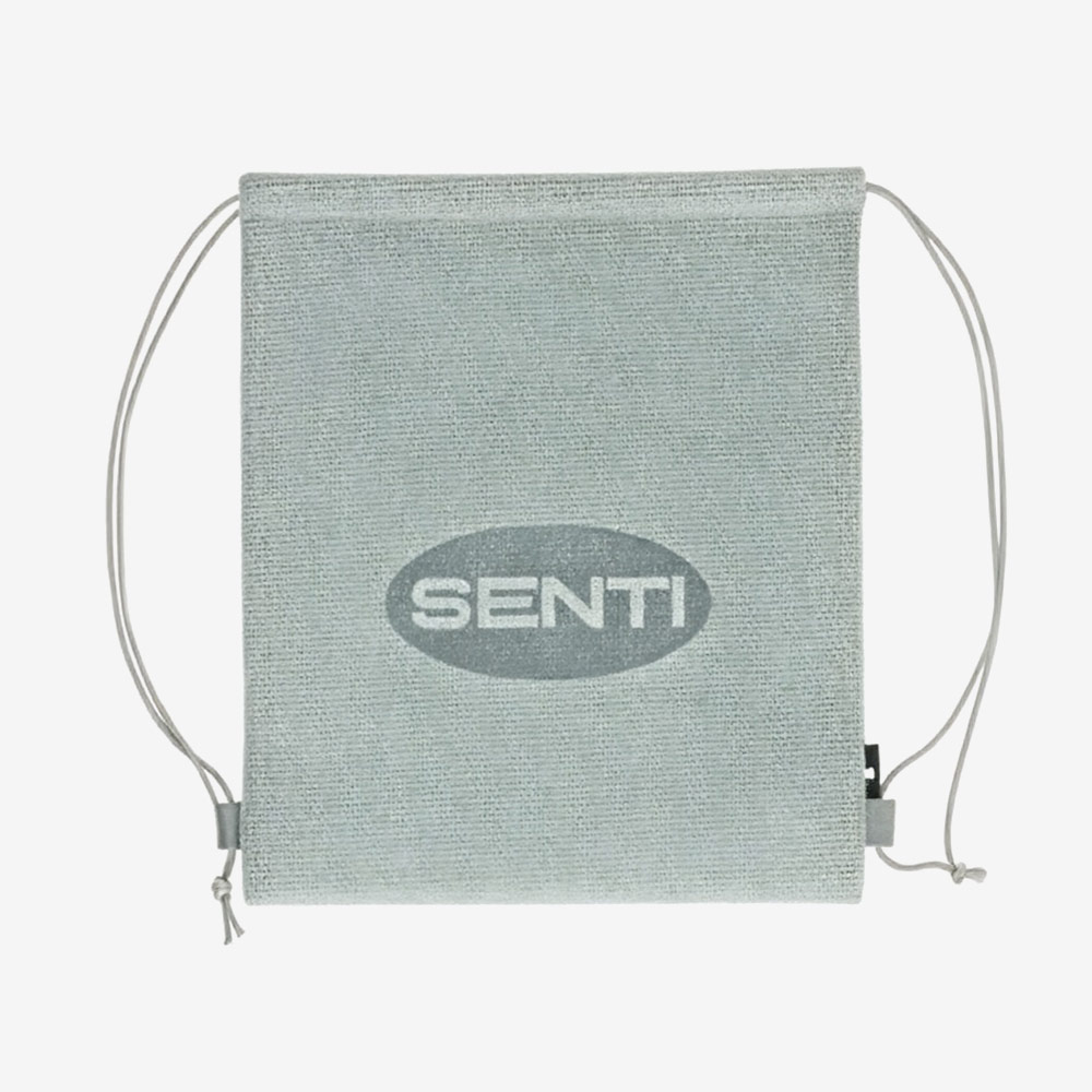 Mesh Swim Cap string Gym bag gray