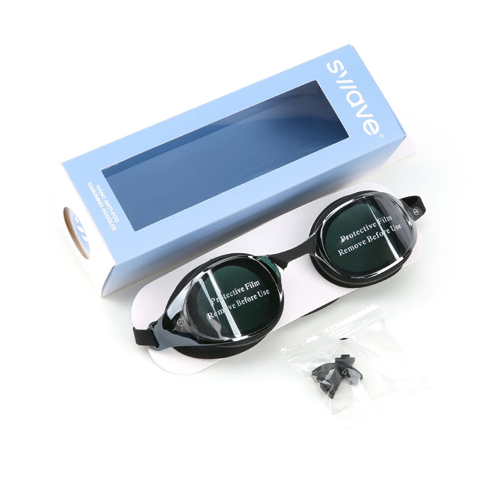 SWAVE Lucid nano Antifog Mirrored Goggles black [SGZUGS001(BK)] 디테일