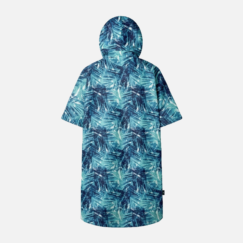 SENTI Palm Shade installment poncho Navy [SAW-PC14 Unisex Beachwear] 디테일