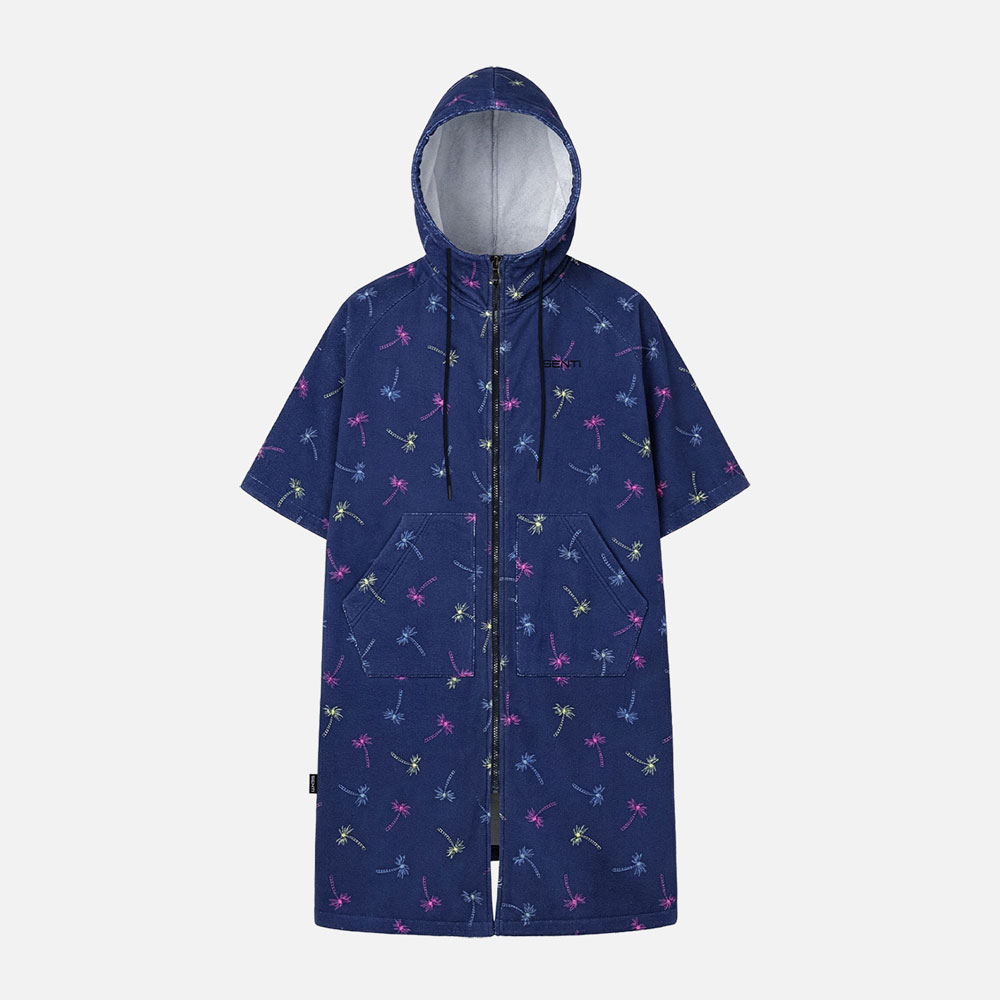 SENTI Trophy Pop installment poncho Navy [SAW-PC15 Unisex Beachwear] 상품컷