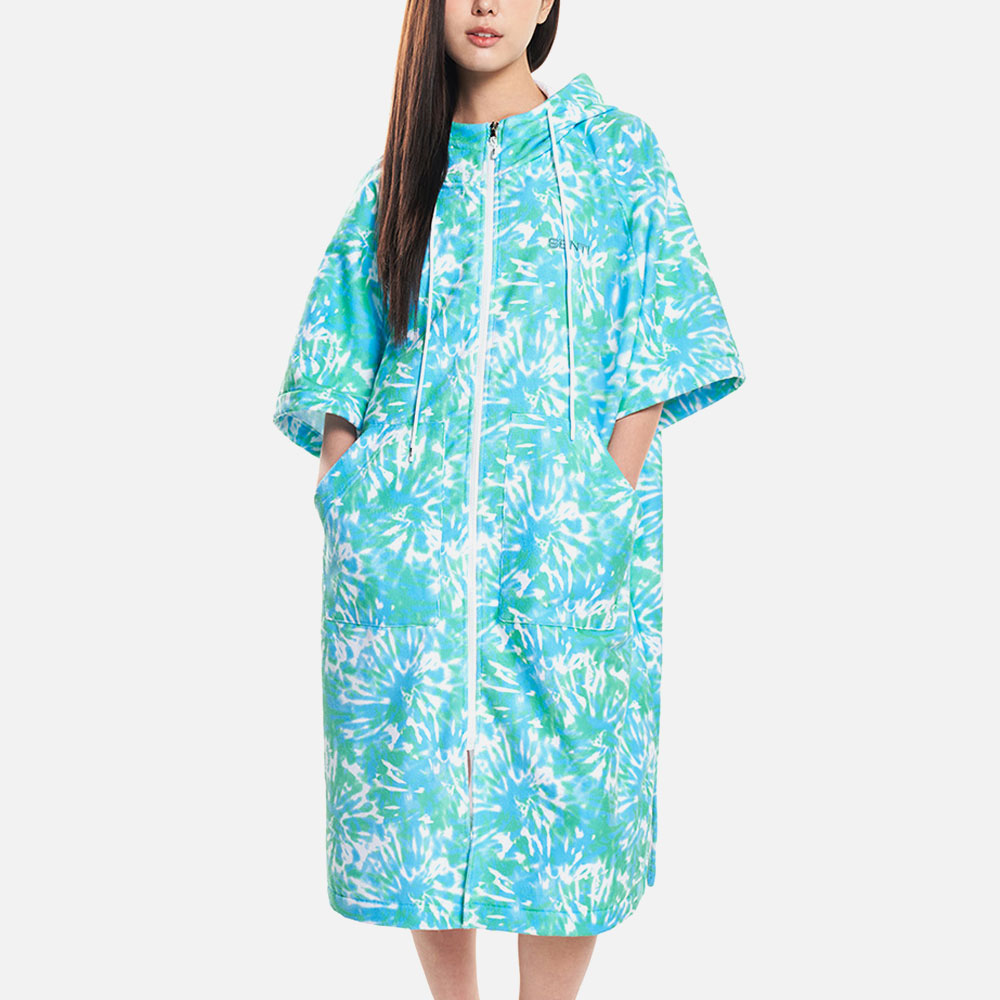 SENTI Splash installment poncho Blue [SAW-PC16 Unisex Beachwear] 디테일