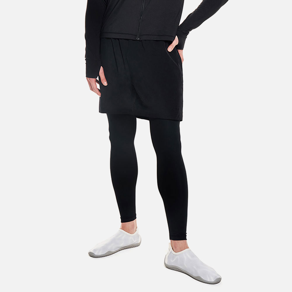 SENTI Man Part 9 leggings beach shorts black [SAW-PTM81(BK) Men's Beachwear] 디테일