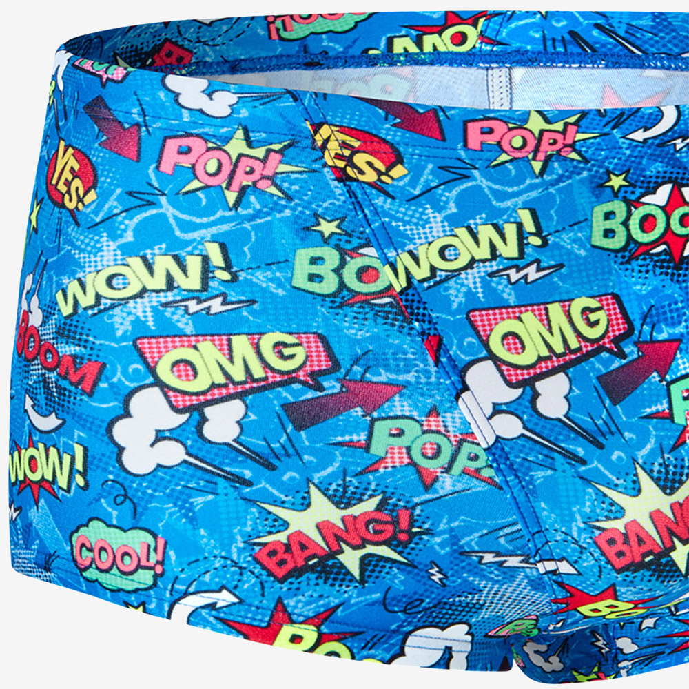 RALLY Action Pop Regular Square Leg Swimsuit Training Blue [RSMR453 Men's ] 디테일