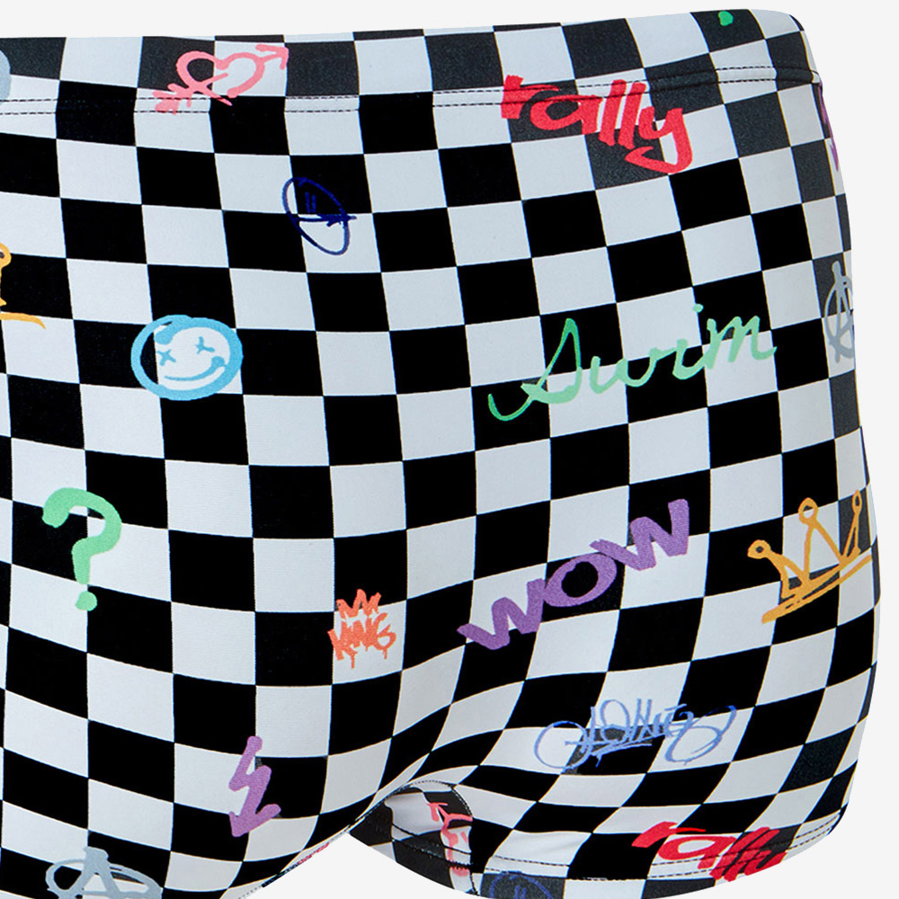 RALLY Youth square Square Leg Swimsuit black [RSMR457 Men's ] 디테일