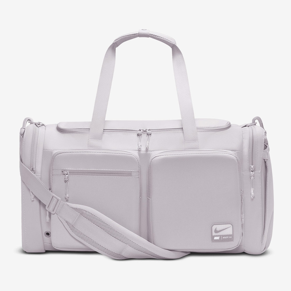 NIKE ユーティリティ パワー ダッフルバッグ 51L ライトパープル [FN4208-009 ジムバッグ スイムバッグ]