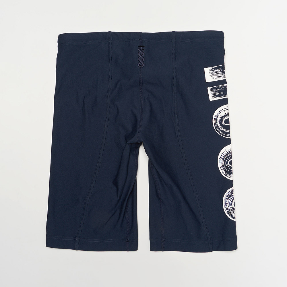 HOOG ベーシック ハーフスパッツ 競泳水着 ネイビービッグロゴ [MLT1027 メンズ] 디테일