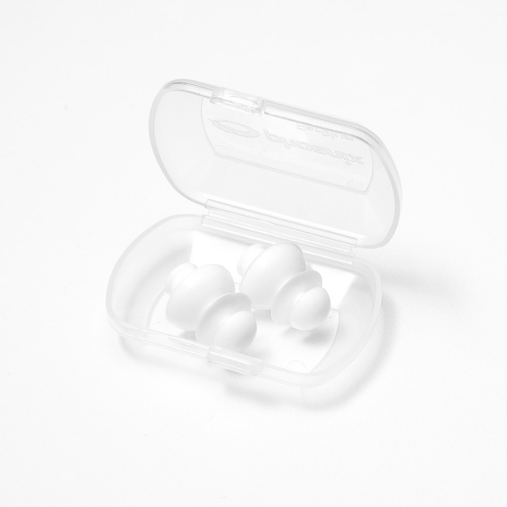 otitis media prevention earplugs white