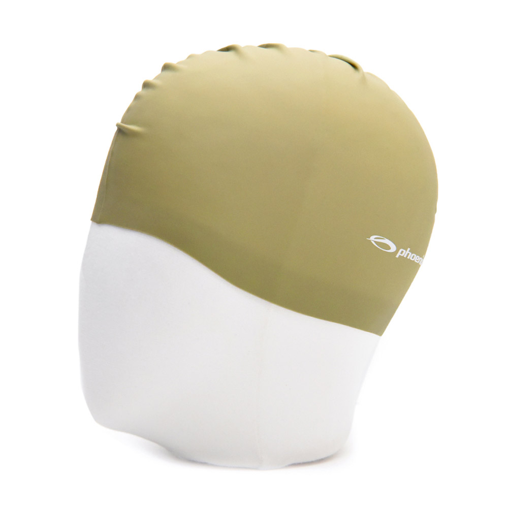 PHOENIX ソリッド ロゴ シリコン スイムキャップ ゴールド [PCS-02(GLD)] 디테일