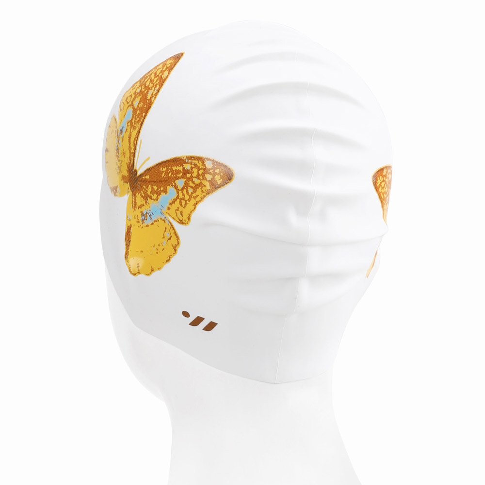 SWAVE Butterfly Silicone Swim Cap brown [SG1USC009] 디테일