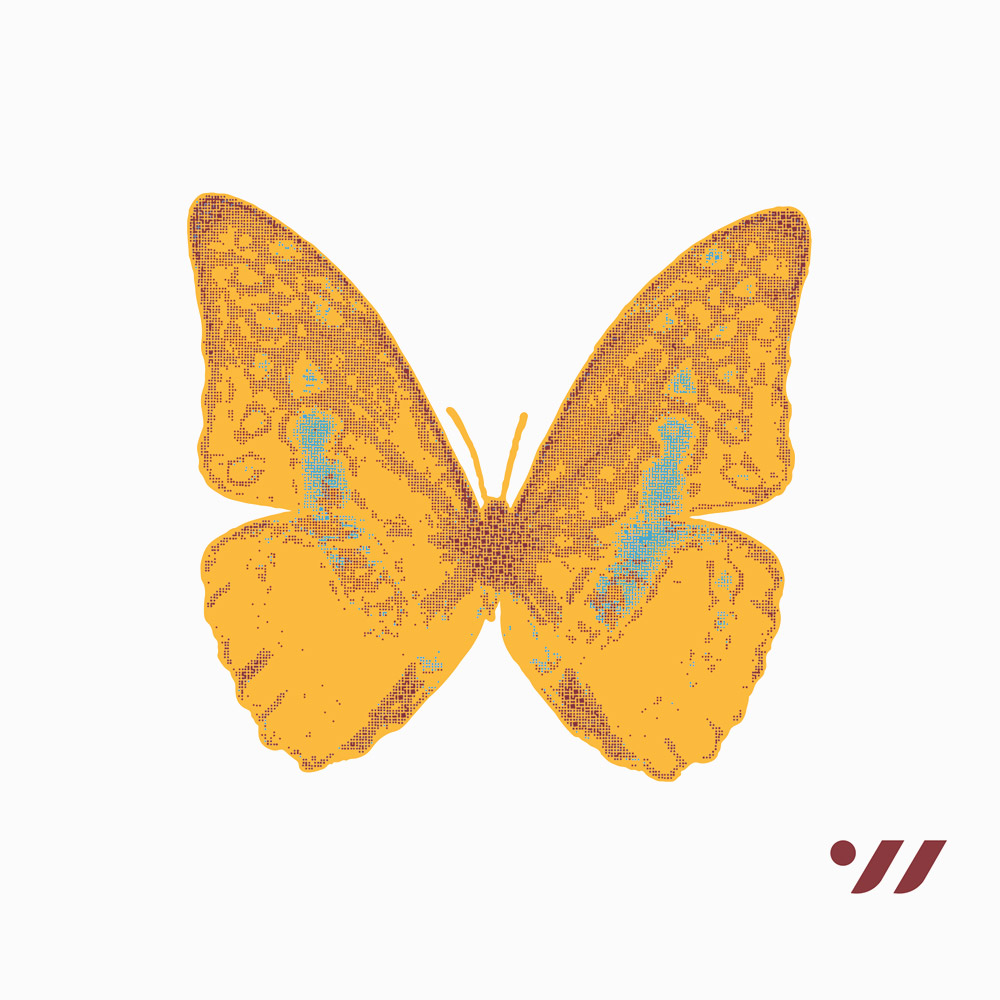 SWAVE Butterfly Silicone Swim Cap brown [SG1USC009] 디테일