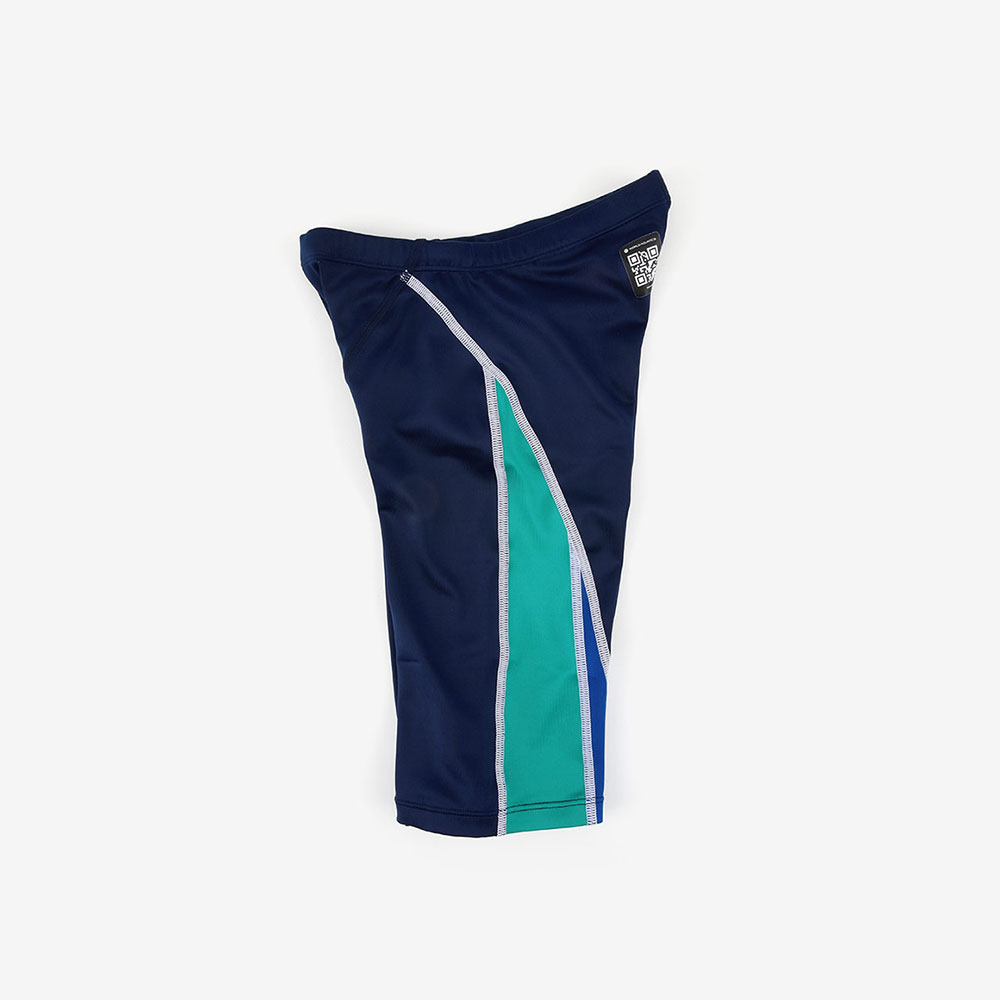 MIZUNO GX Sonic Stream Two-Tone Jammer Swimsuit Navy Turquoise [N2MBC52682 FINA Approved Tech Suit Men's ] 디테일