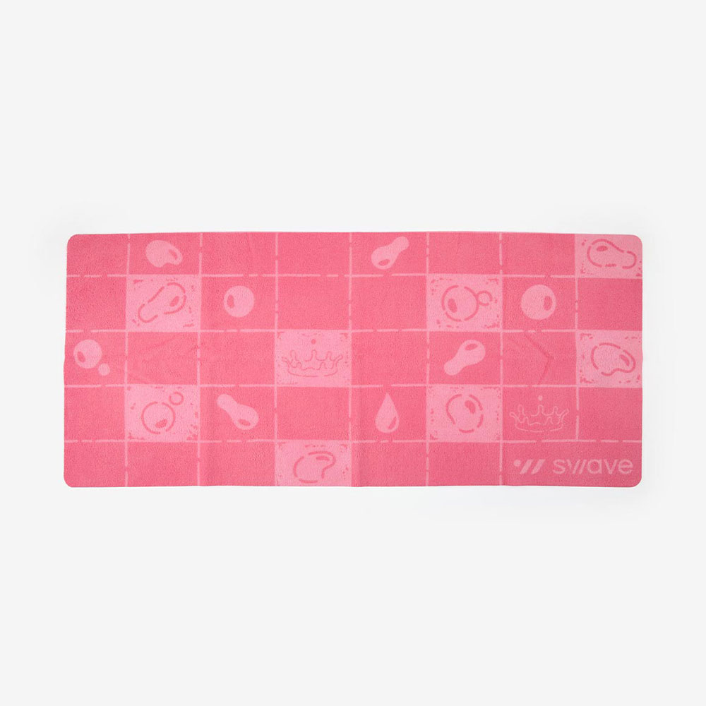 SWAVE Print Chamois towel pink [SGZUTW002(PI)] 디테일