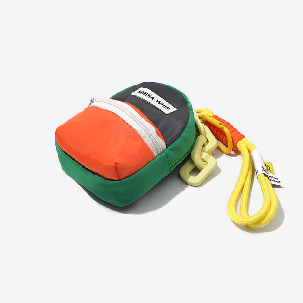 STM TAPONY candy drop Jjokkomi backpack pouch green 디테일