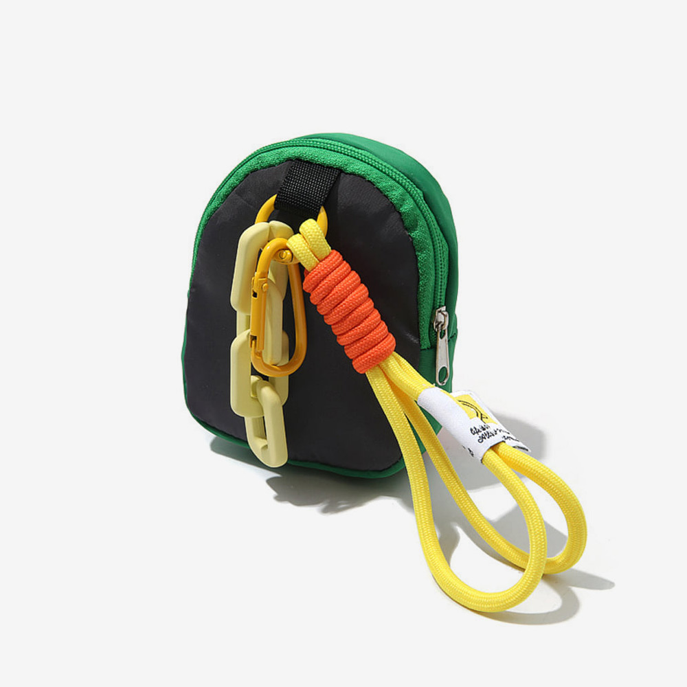 STM TAPONY candy drop Jjokkomi backpack pouch green 디테일