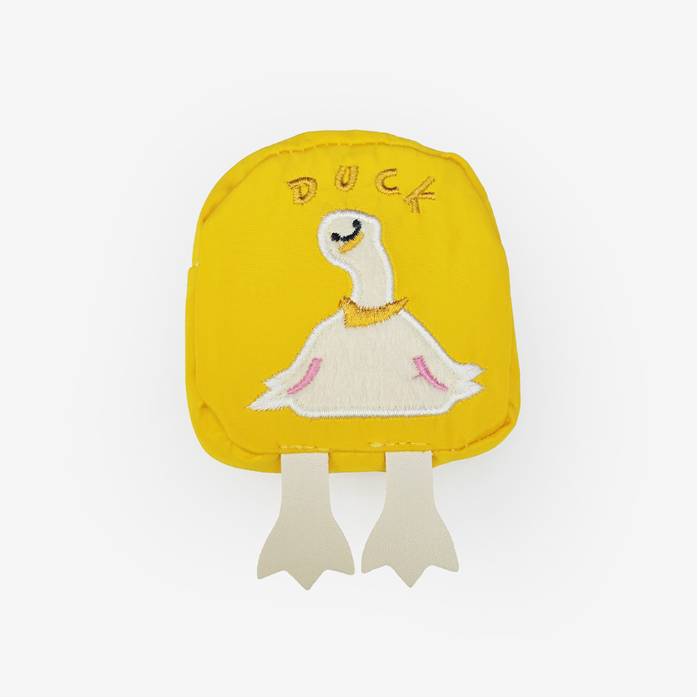 TAPONY Heart-fluttering Deokgu mini backpack pouch Yellow