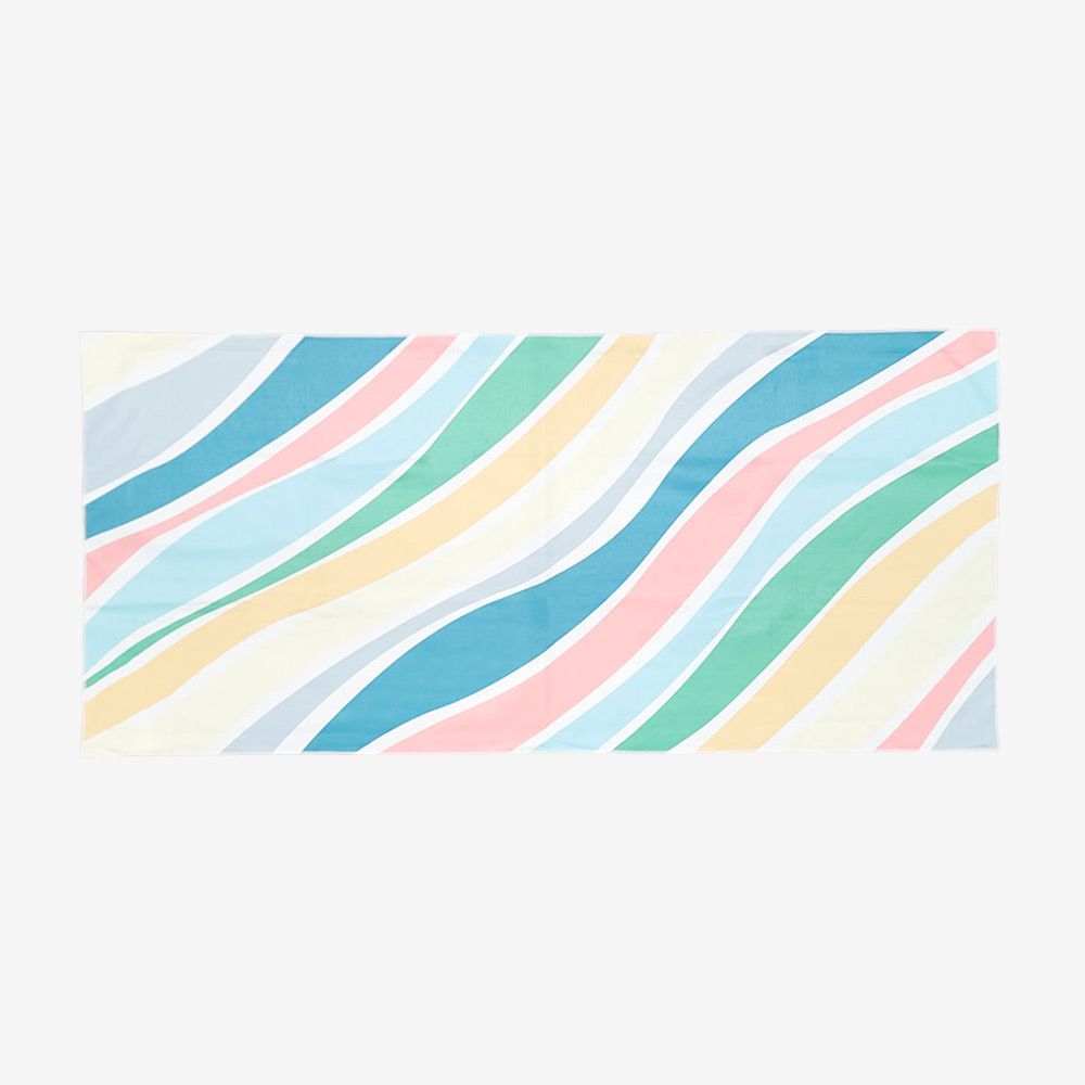 TAPONY large towel oblique line
