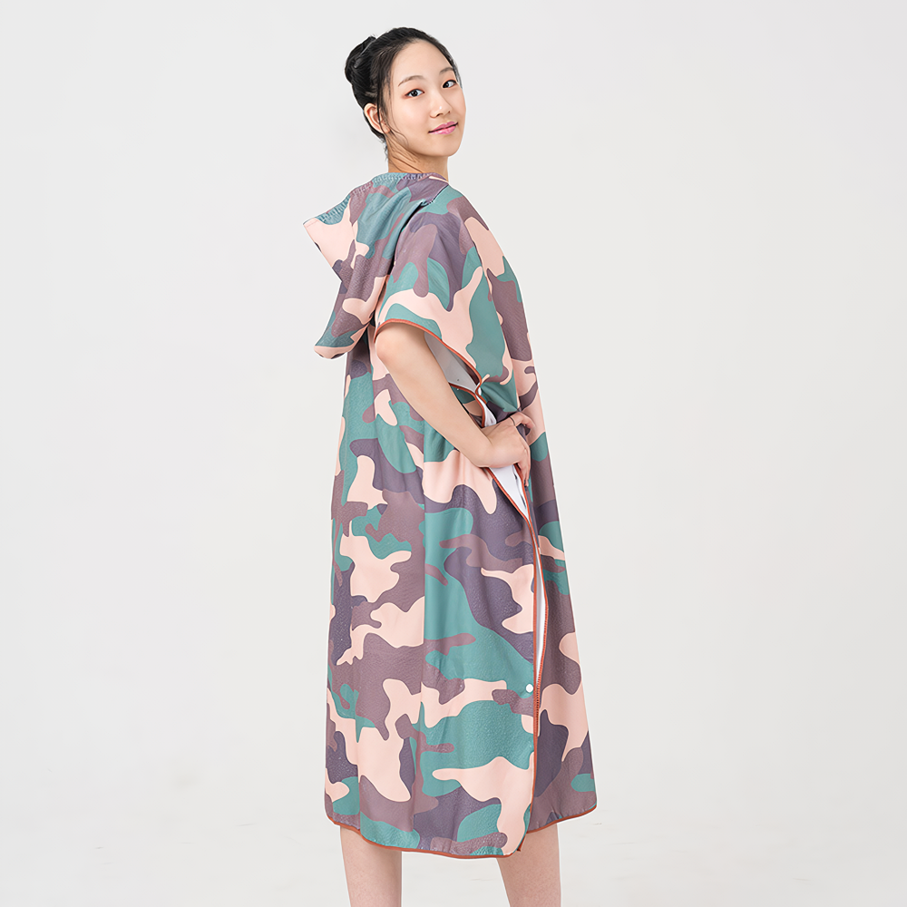 TAPONY installment poncho Military