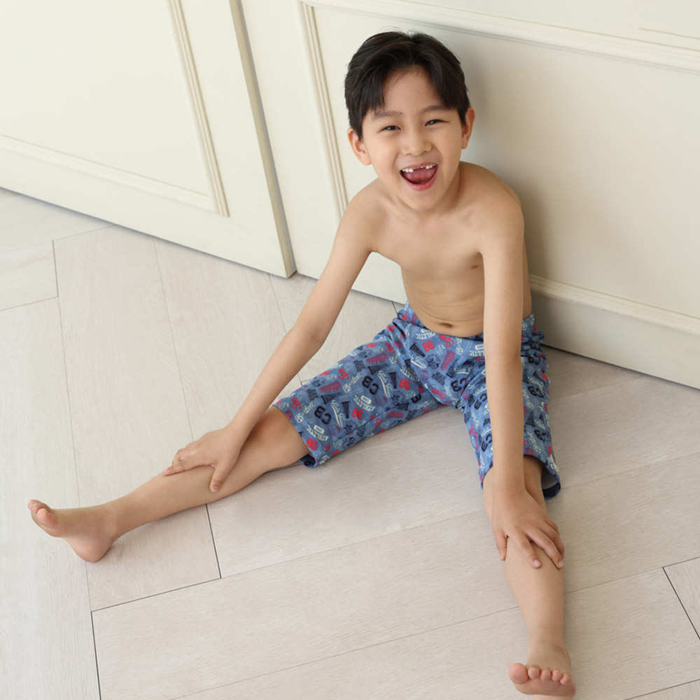 LEMANGO Kids game Changer Jammer Swimsuit Blue [LSBJM26306696 Boys] 디테일