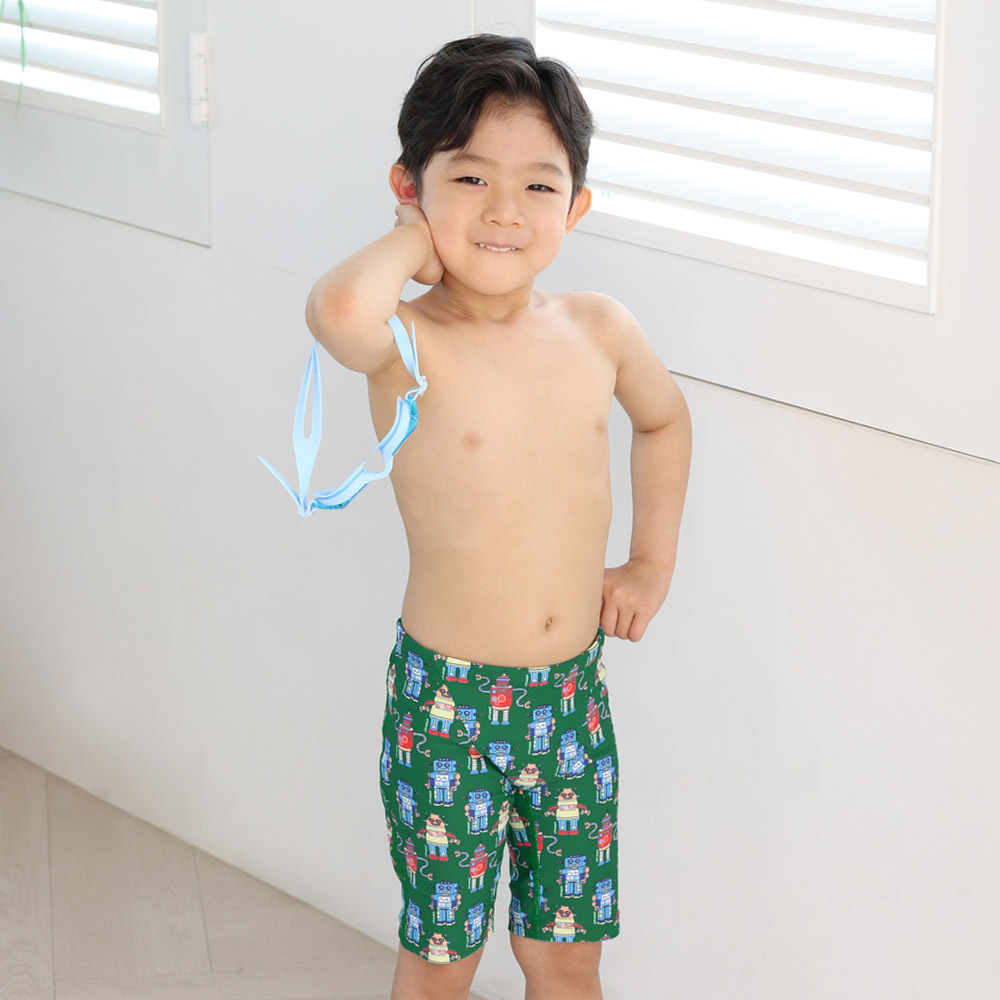LEMANGO Kids green Gadget Jammer Swimsuit green [LSMJM26306732 Boys] 디테일