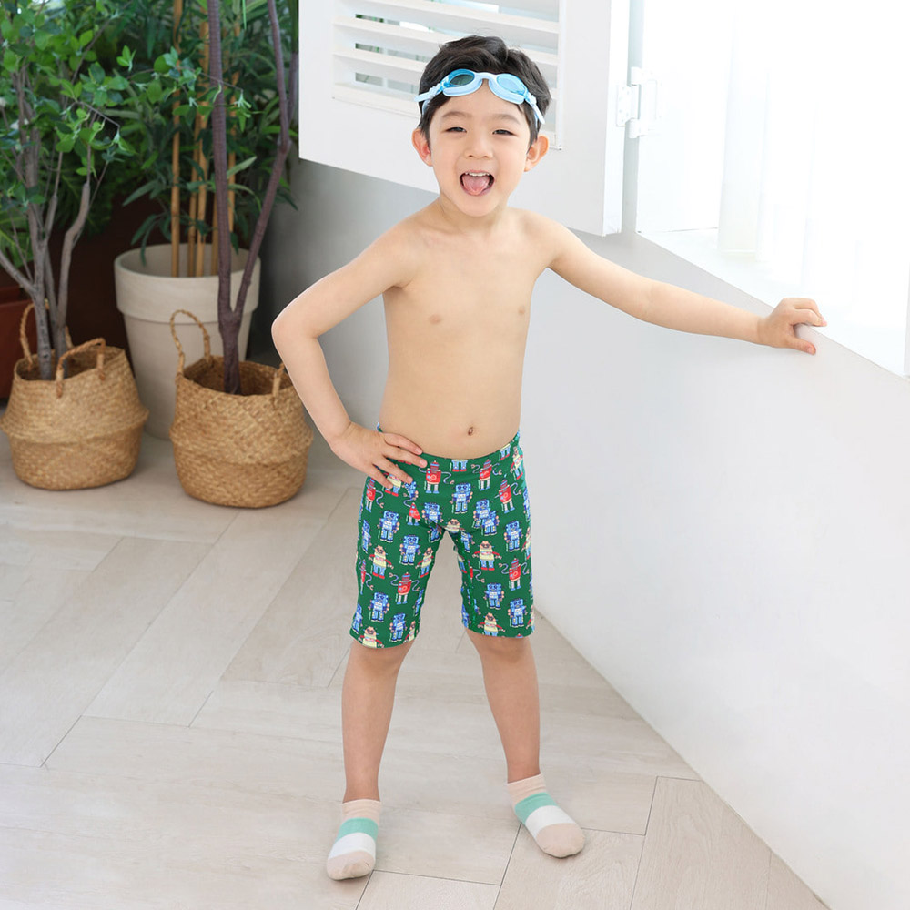 LEMANGO Kids green Gadget Jammer Swimsuit green [LSMJM26306732 Boys] 디테일