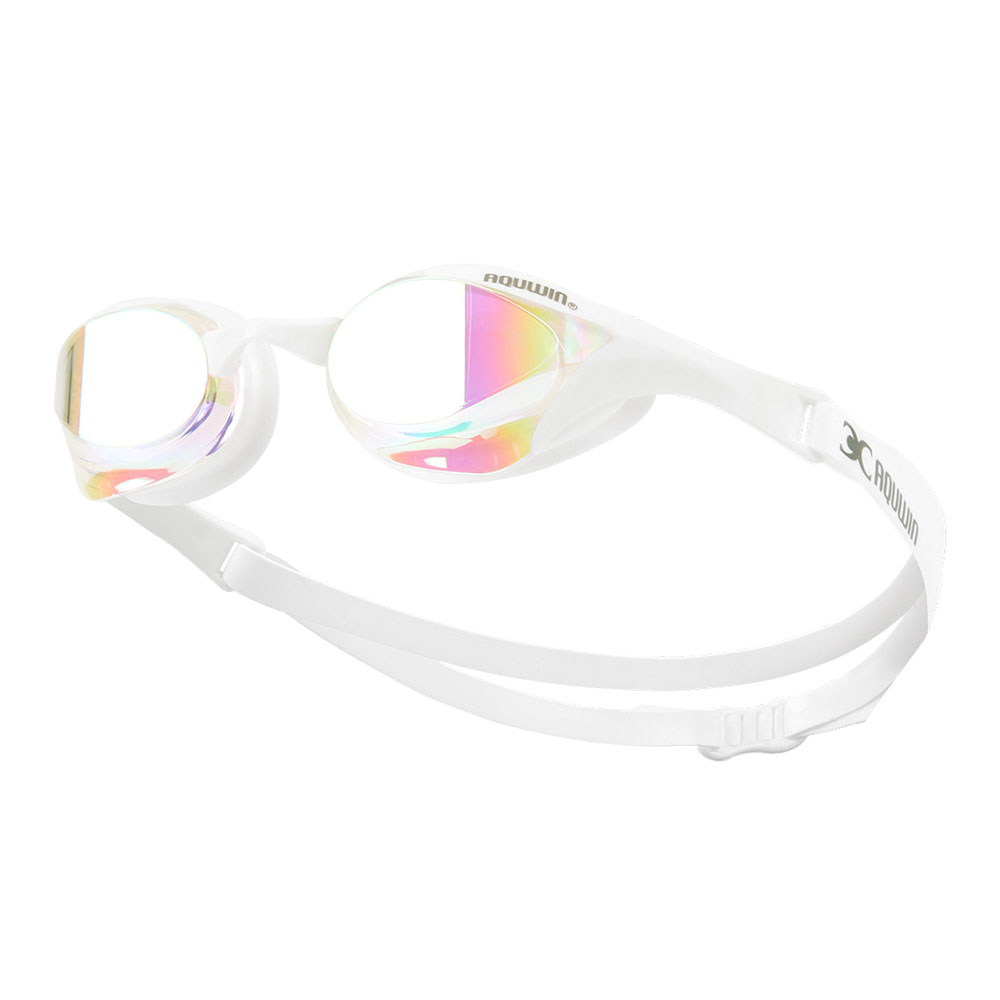 AQUWIN slim fit hybrid Mirrored Goggles Clear White [SFR195RVM(RVGD/CLWHWH)] 상품컷