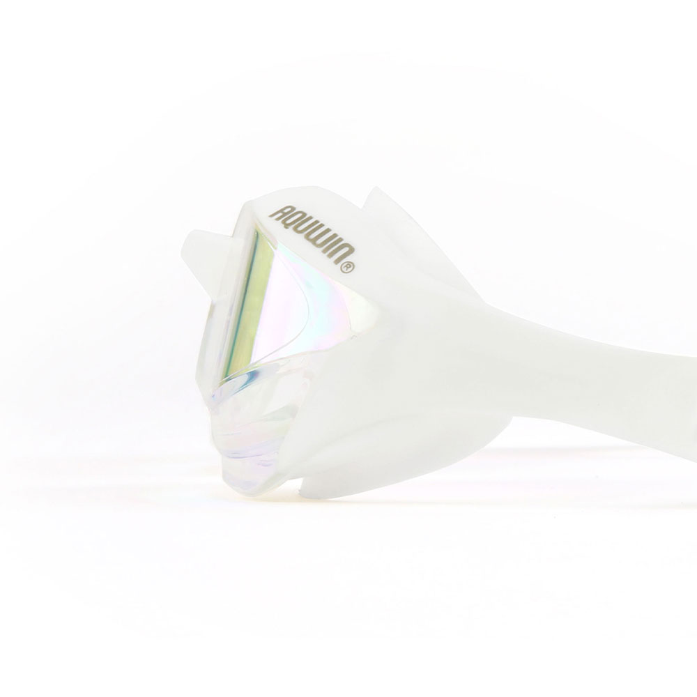 AQUWIN slim fit hybrid Mirrored Goggles Clear White [SFR195RVM(RVGD/CLWHWH)] 디테일