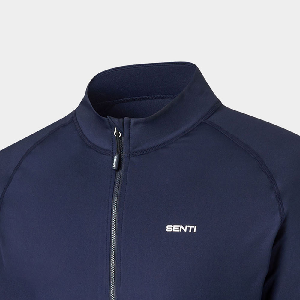 SENTI Man Classic Relax Fit Zip Front rash guard Navy [SAR-ARM22(NV) Men's Beachwear] 디테일