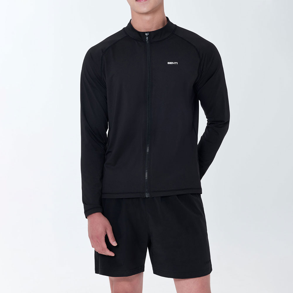 SENTI Man Classic beach shorts Jammer Swimsuit black [SAW-PTM72(BK) Men's Beachwear] 디테일