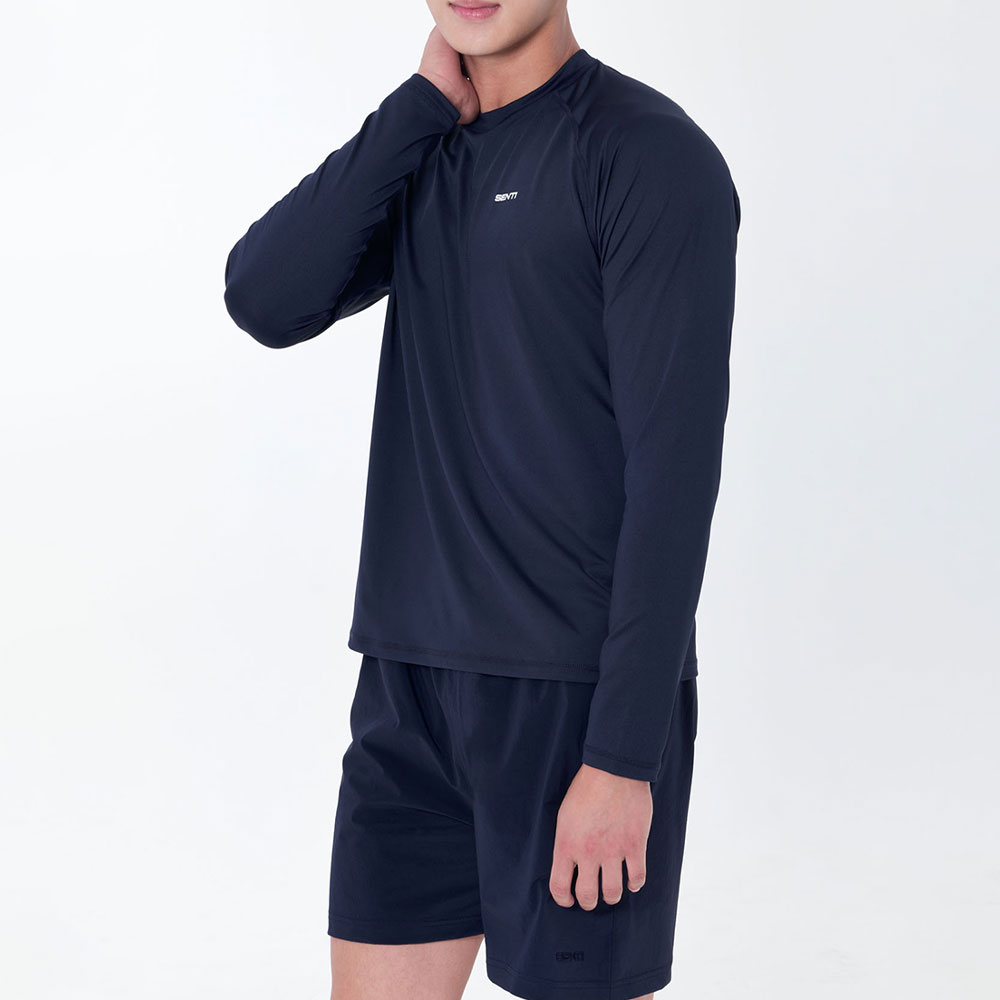 SENTI Man Classic beach shorts Jammer Swimsuit Navy [SAW-PTM72(NV) Men's Beachwear] 디테일