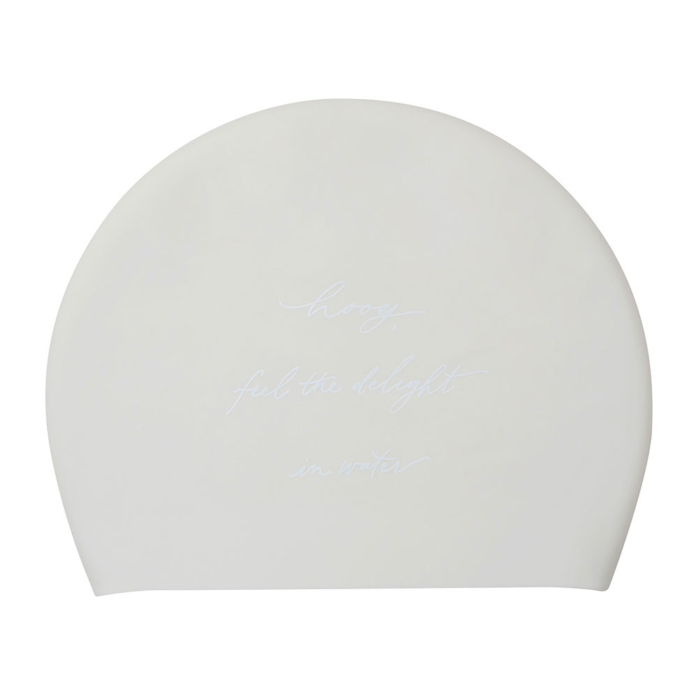 HOOG THE soft Silicone Swim Cap white [SCP894] 디테일