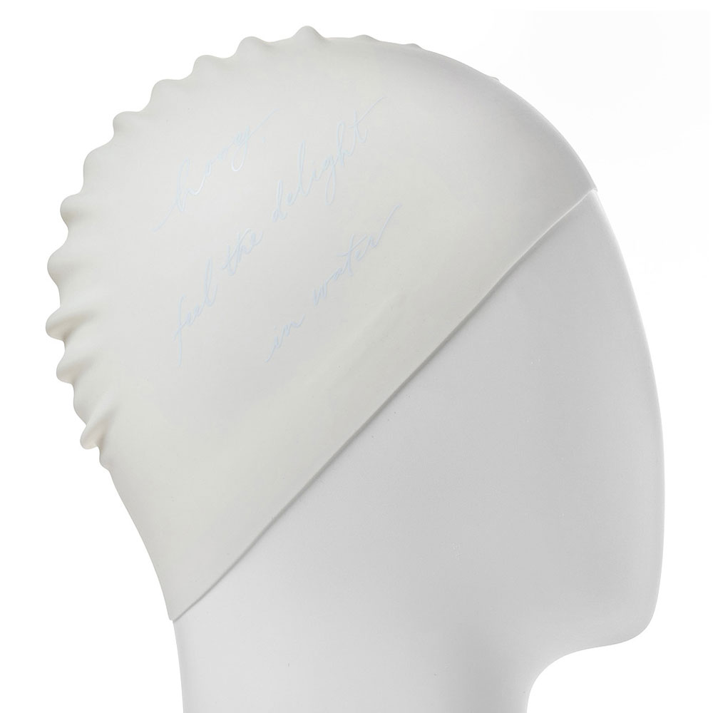 HOOG THE soft Silicone Swim Cap white [SCP894] 디테일