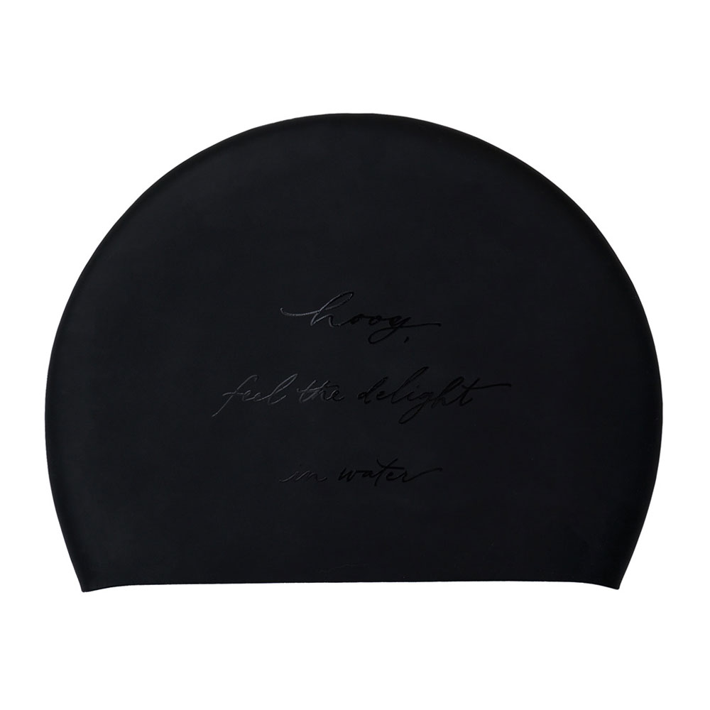 HOOG THE soft Silicone Swim Cap black [SCP895] 디테일