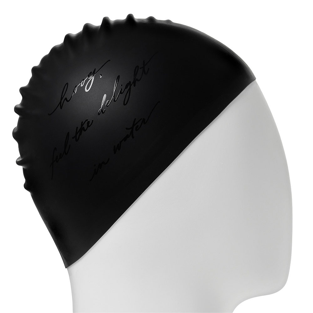 HOOG THE soft Silicone Swim Cap black [SCP895] 디테일