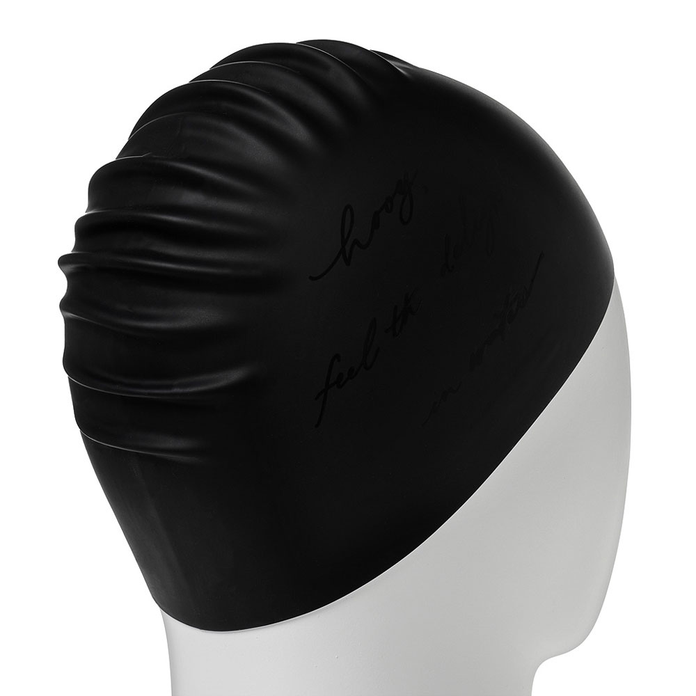 HOOG THE soft Silicone Swim Cap black [SCP895] 디테일