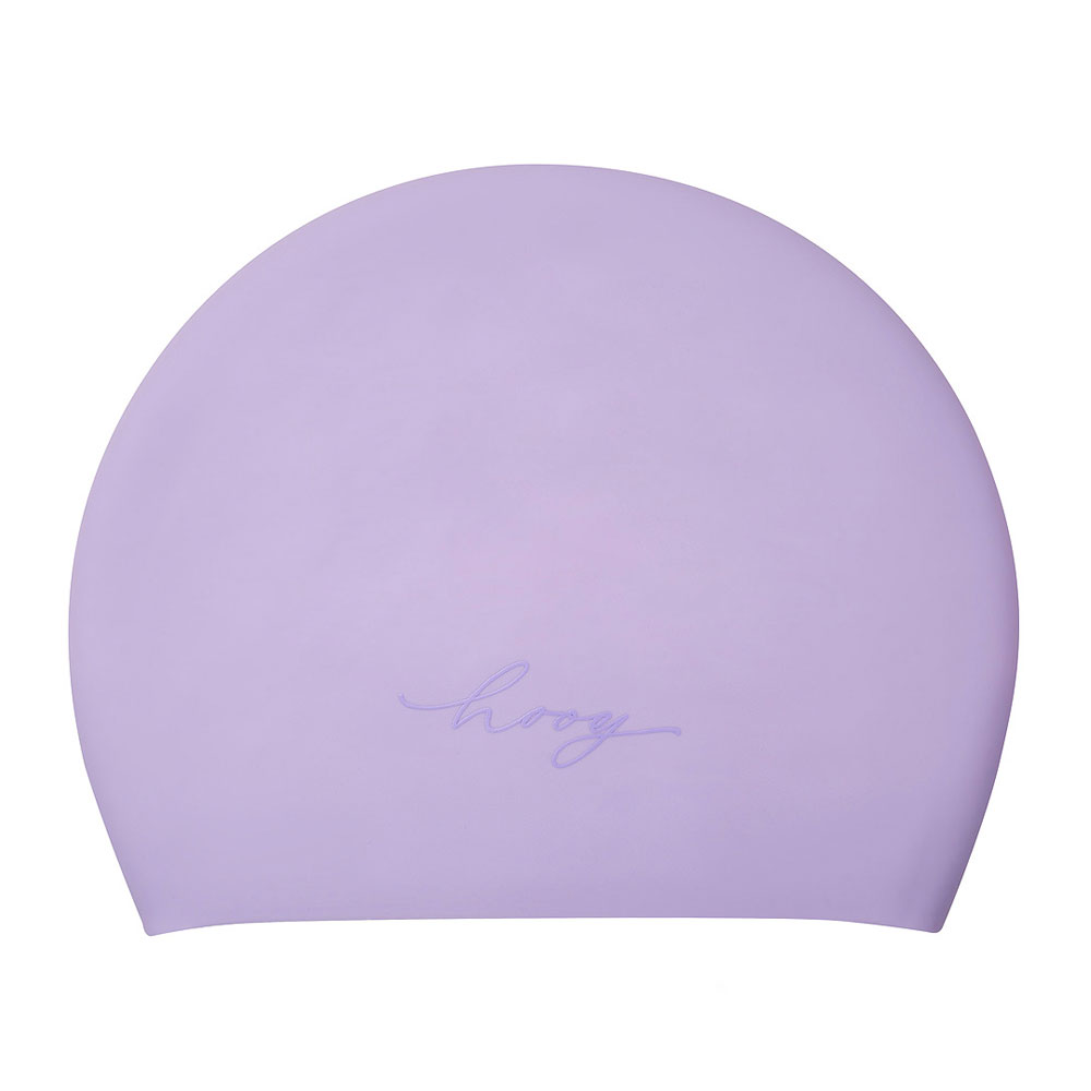 HOOG THE soft Silicone Swim Cap lavender [SCP896]