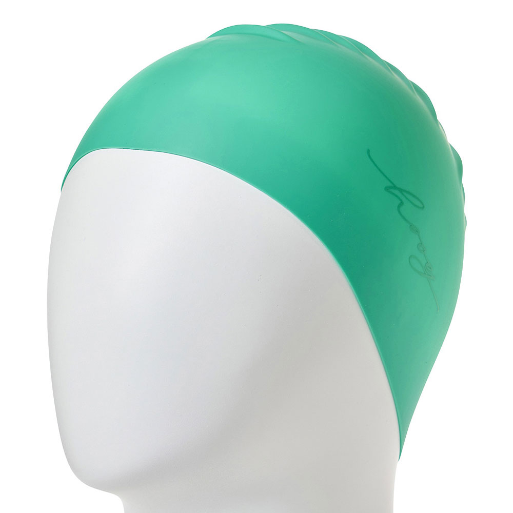 HOOG THE soft Silicone Swim Cap emerald [SCP900] 디테일