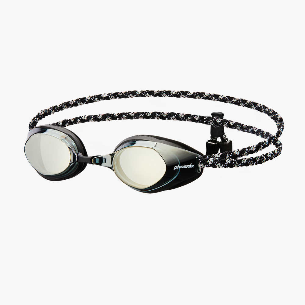 fabric band Strap Black Silver