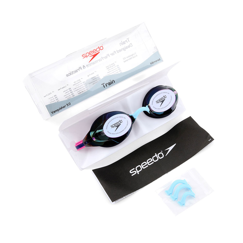 SPEEDO Vanquisher 3.0 Mirrored Goggles Purple [8-004734002 World Aquatics Approved] 디테일