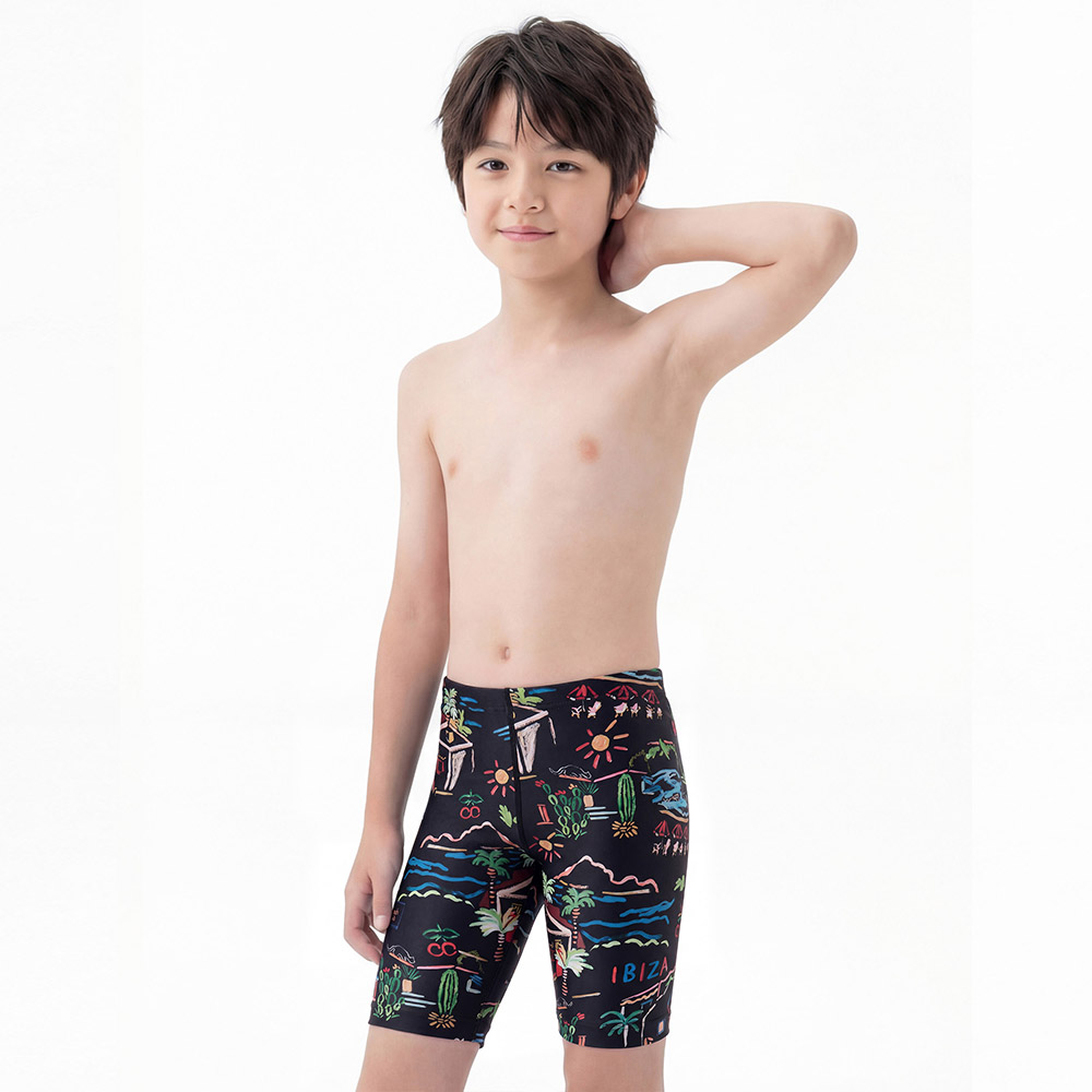 HOOG Kids perfume Jammer Swimsuit Black Ibiza [BLA490 Boys] 디테일