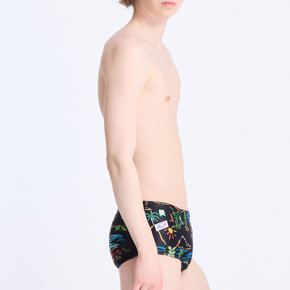 HOOG perfume Square Leg Swimsuit Black Ibiza [MFA1030 Men's ] 디테일