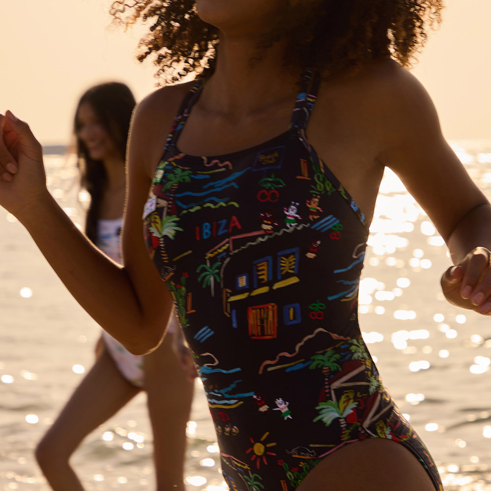 HOOG perfume Mid crossover X-Back Swimsuit Black Ibiza [WSA2891 Women's ] 디테일