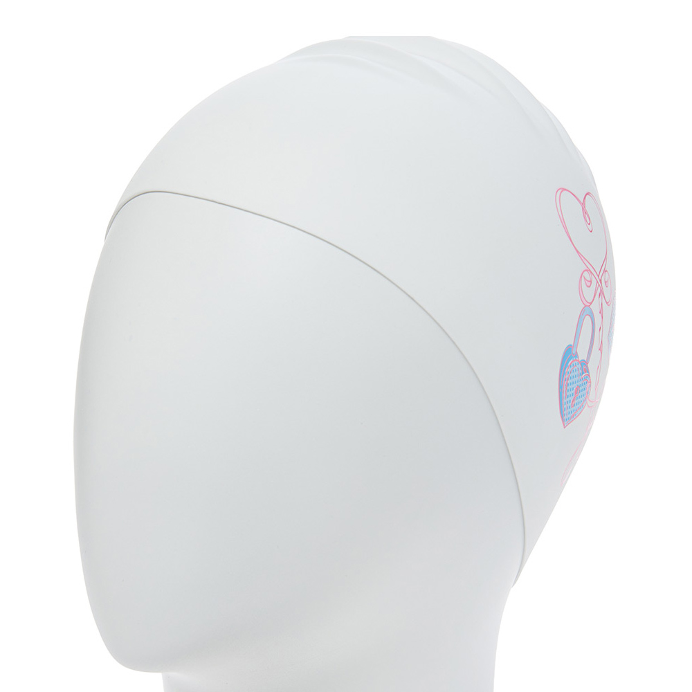 HOOG Cupid Silicone Swim Cap white [SSC931] 디테일