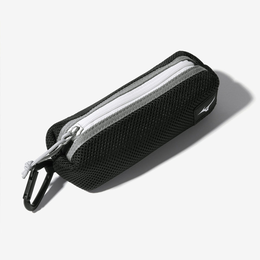 Mesh Swim Cap Goggles Case Black Gray