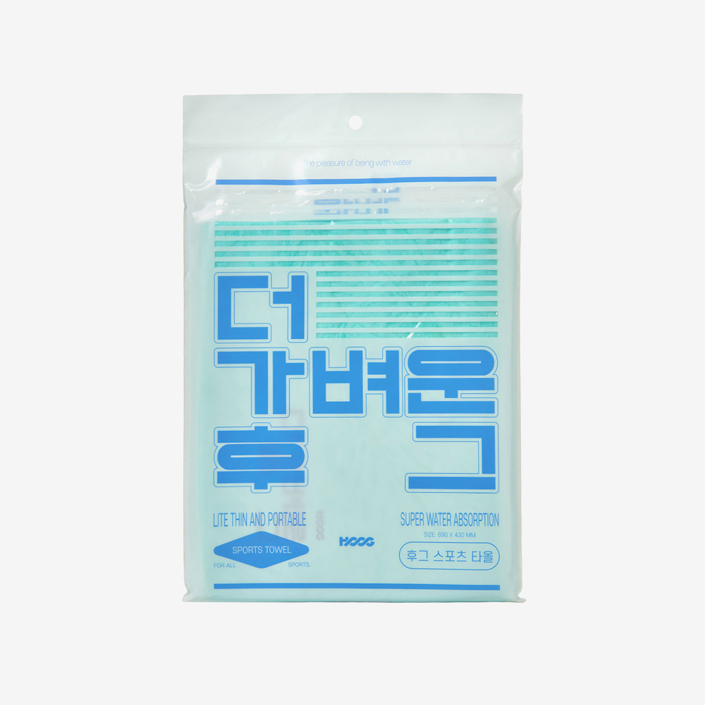 HOOG more light HOOG Chamois towel green [HTW0015] 디테일