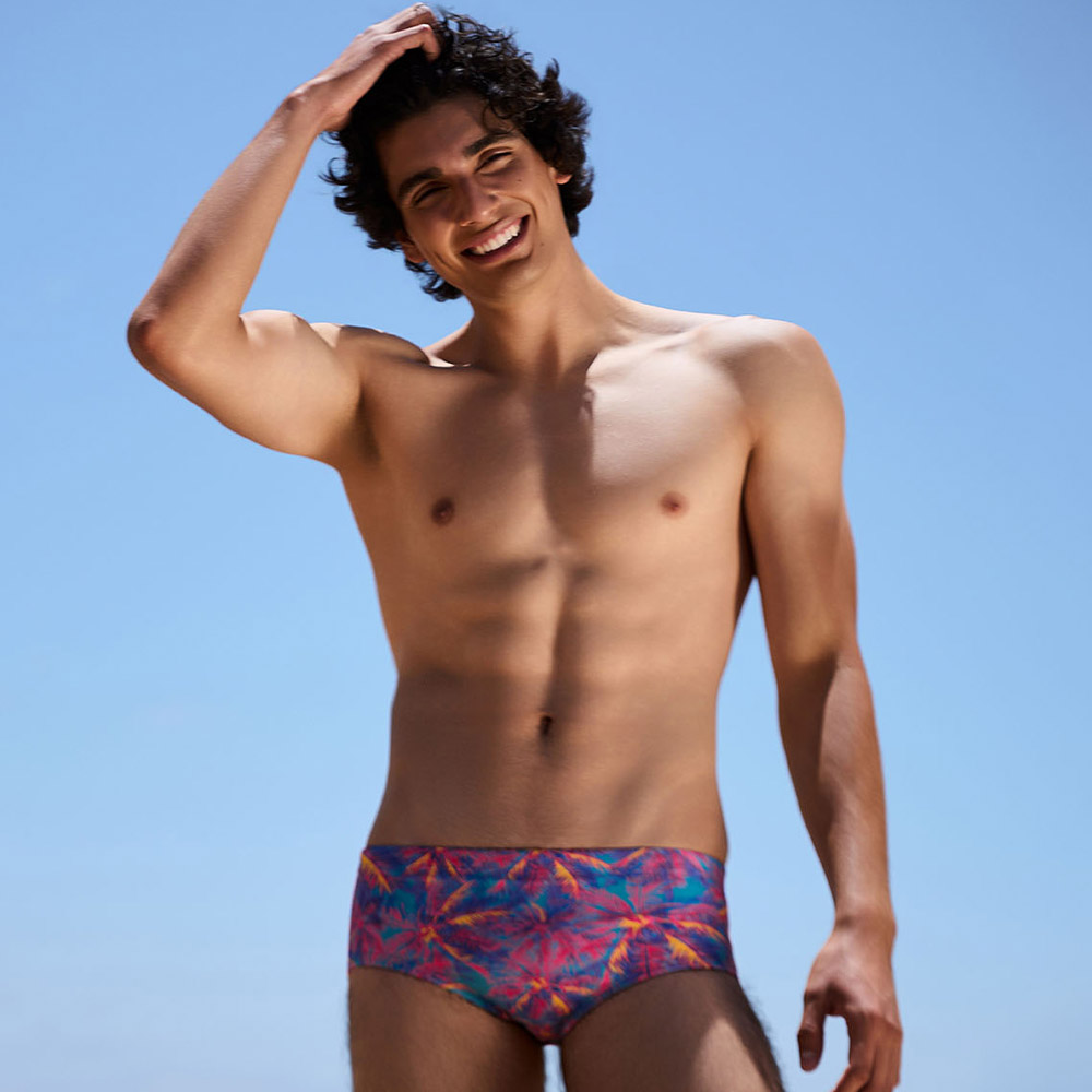 SENTI Mirage Calypso Semi Square Leg Swimsuit Mint [MSP-26415 Men's] 디테일